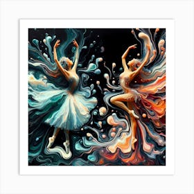 Abstract Float Color Visual 97 Art Print