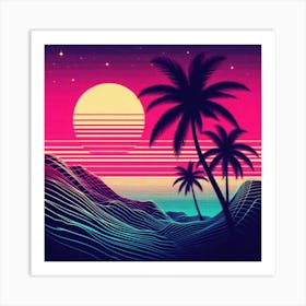 80'S Wallpaper Art Print