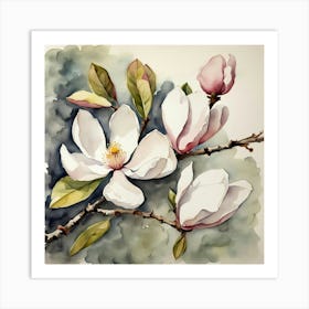 Magnolia Art Print