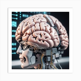 Brain Of A Robot 18 Art Print