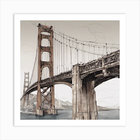 Golden Gate Bridge Art Print