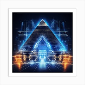 Pyramid Of Giza Art Print