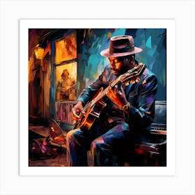 Jazz Musician 96 Art Print