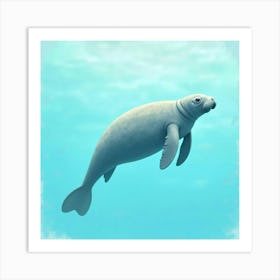 Manatee 2 Art Print