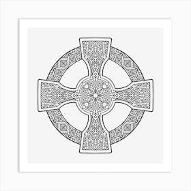 Cross Mandala 10 Art Print