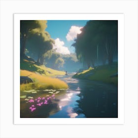 Twilight Forest 3 Art Print