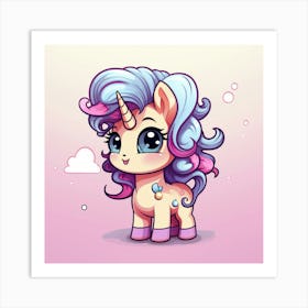 Little Unicorn 12 Art Print