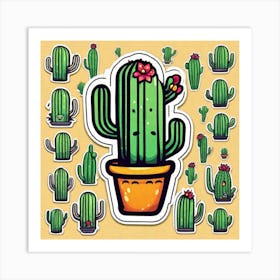 Cactus 9 Art Print