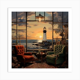 Lighthouse 2 Art Print