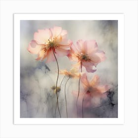 Fa Vintage Floral 43 Art Print