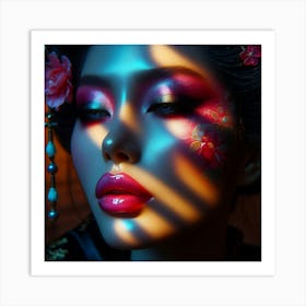 Creative Geisha Artwork 34 Art Print