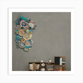 Flowers In A Room Art Print