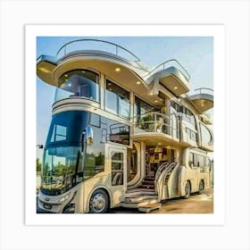 Bus With A Roof Art Print