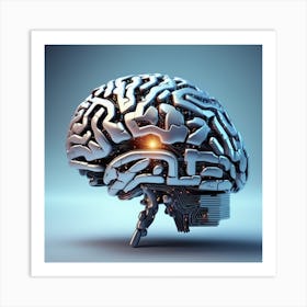 Artificial Brain 18 Art Print