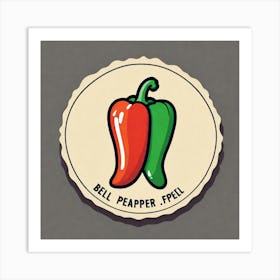 Ball Pepper Art Print