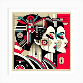 Geishaart57 Art Print