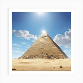 Pyramid Of Giza Art Print