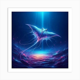 Sting Ray Art Print