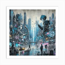 City Of The Future Art Print