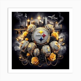 Pittsburgh Steelers Nfl Championship Art Print