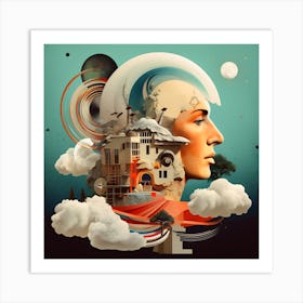 Abstract And Surreal Art Series By Csaba Fikker 012 Art Print