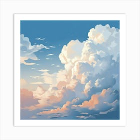 Clouds In The Sky 7 Art Print