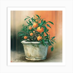 Oranges In A Pot 11 Art Print