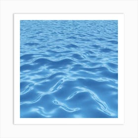 Realistic Water Flat Surface For Background Use (27) Art Print