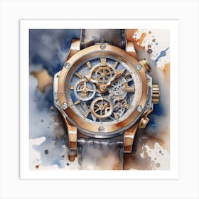 Fifity Seconds For Big Bang Watercolor Art Print