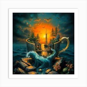 Cup Of Tea 3 Art Print