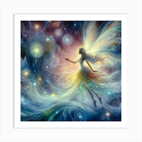 Fairy In The Sky Art Print