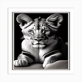 Lion Cub Art Print