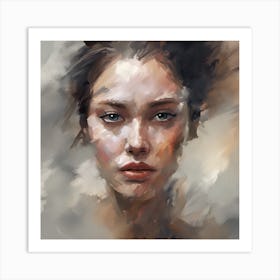 Portrait Of A Woman 1 Art Print