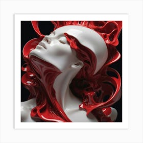 'Blood Red' Art Print