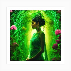 Beautiful woman 12 Art Print