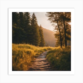 Path In The Woods 4 Art Print