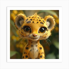 Cheetah 1 Art Print