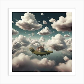 Island In The Clouds Art Print