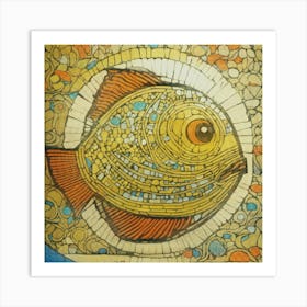 Mosaic Fish Art Print