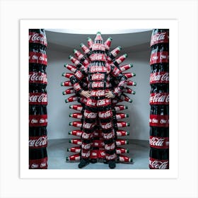 Coca Cola Throne Art Print