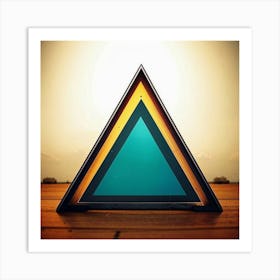 Triangle Art Art Print