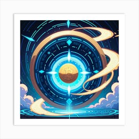 Bitcoin Coin 6 Art Print