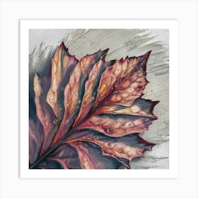 Autumn Leaf Art Print