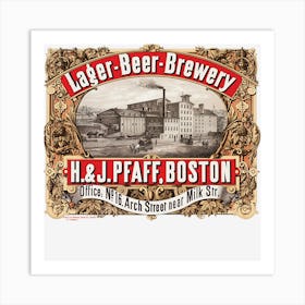 Pfaff Brewery Art Print