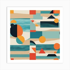 Abstract Geometric Pattern 13 Art Print