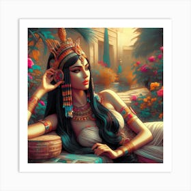 Cleopatra Portrait Artwork 198 Art Print