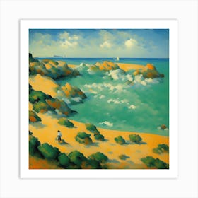 'The Beach' 3 Art Print