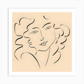 Portrait Of A Woman 8 Art Print