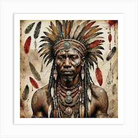 Indian Chief Art Print