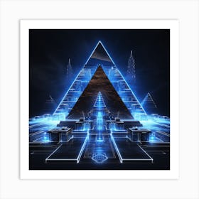 Pyramids Art Print